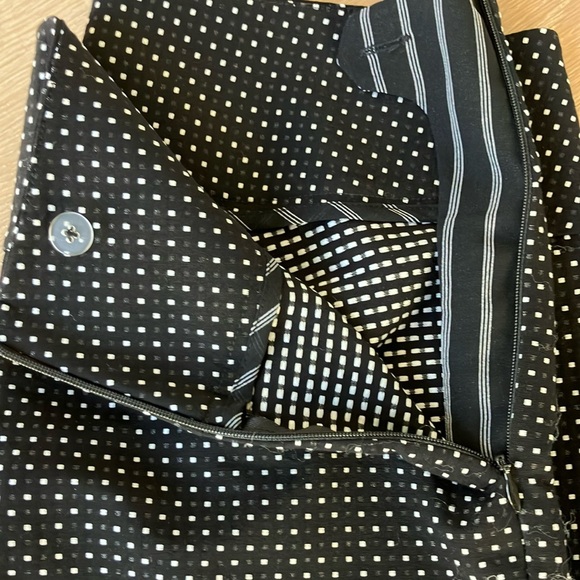 Like NEW CAbi Black and White Polka Dot Cropped Pants - Picture 3 of 5